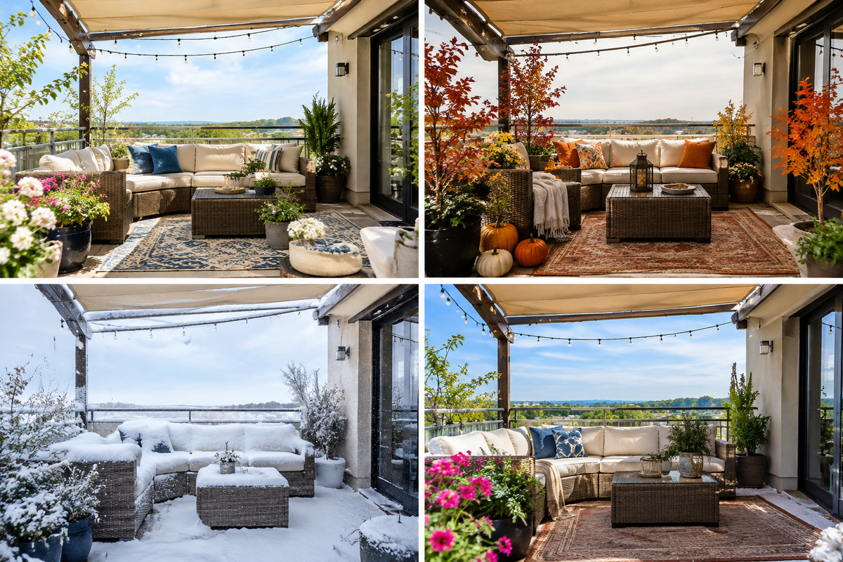 Year-Round Balcony Care: How to Weatherproof & Protect Your Outdoor Setup