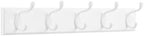 SONGMICS Wall-Mounted Coat Rack, 5 Dual Metal Hooks by VASAGLEbySONGMICSHOME