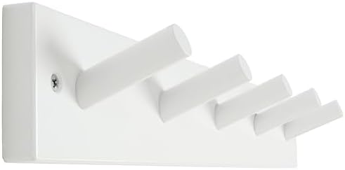 SKOLOO Coat Rack Wall Mount 17 inch, 5 Hooks, Shaker Style by SKOLOO