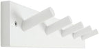 SKOLOO Coat Rack Wall Mount 17 inch, 5 Hooks, Shaker Style by SKOLOO