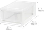 IRIS USA 8-Pack, 6 Qt. Small Stacking Drawer Storage Organizer - Image 3