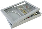 See-Through Cover for Grey Velvet Stackable Organizer Premium Quality Stackable - Image 2