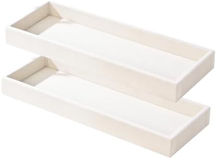 2Pcs Desk Drawer Storage Tray, Nightstand Organizer, Jewelry Display - Image 2