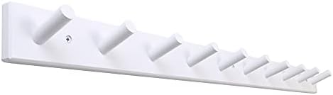 SKOLOO Wall Mounted Coat Rack 38", 10 Hooks, Shaker Style by SKOLOO