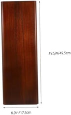 OUNONA Solid Wood Umbrella Stand Elegant Entryway Organizer - Image 2