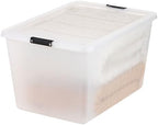 IRIS USA 4-Pack 55 Quart Clip Box - Image 6