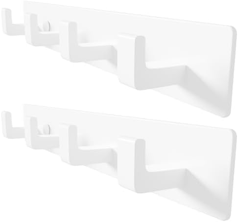 White Coat Rack Wall Mount by GWAAZXGZ