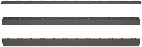 NewTechWood 1/6 ft. x 3 ft. Quick Deck Composite Deck Tile Straight Fascia in by NewTechWood