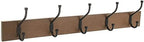Amazon Basics Rectangular Farmhouse Wall-Mounted Coat Rack by AmazonBasics
