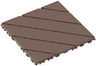 Plastic Interlocking Deck Tiles 12"x12" Waterproof Outdoor Patio Flooring PP - Image 7