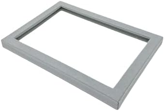 See-Through Cover for Grey Velvet Stackable Organizer Premium Quality Stackable by SVEADISPLAY
