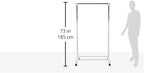Whitmor Rolling Adjustable Garment Rack - Image 6
