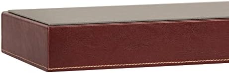 J JACKCUBE DESIGN 7 Slot Sunglasses Organizer, Leather Eyeglass Storage Tray Box - Image 5