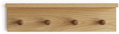 Entrance Coat Rack ，Coat Hooks, Wall-Mounted Wooden Hook Rack, Wall-Mounted - Image 2