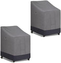 Easy-Going Outdoor Stackable Chair Cover, 2 Pack-28Wx36Dx47H inch by Easy-Going