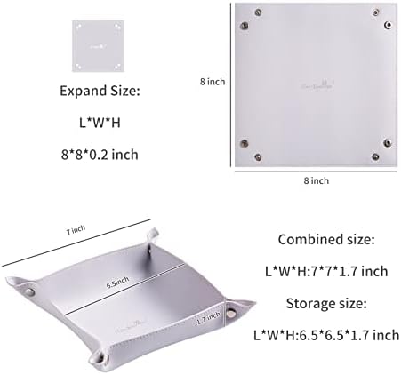 Leather Jewelry Valet Tray for Women and Man - Image 2