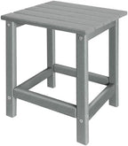 GARDENSTAR Outdoor Side Tables Adirondack, HDPE Small Table by GARDENSTAR