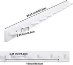 SKOLOO Wall Mounted Coat Rack 38", 10 Hooks, Shaker Style - Image 5