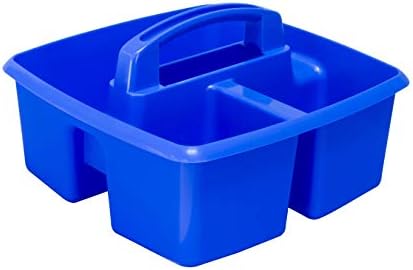 Storex Classroom Craft Caddy, 3 Compartment Plastic Organizer - Image 2