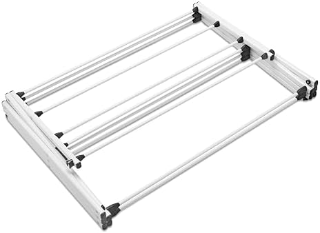 Whitmor Expandable Clothes Drying Rack: 3 Tier Laundry Drying Rack, Collapsible - Image 6