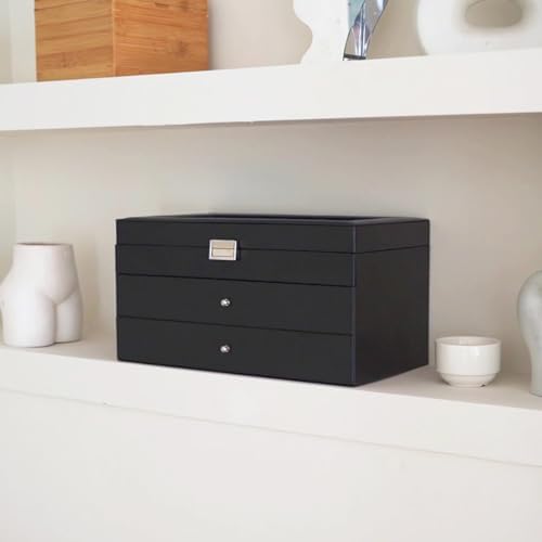 ProCase 3-Layer Sunglasses Storage Organizer -Black - Image 3