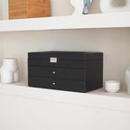 ProCase 3-Layer Sunglasses Storage Organizer -Black - Image 3