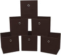Foldable Storage Cubes Bins, 11 Inch Cloth Storage Cube Fabric Storage Box by NieEnjoy