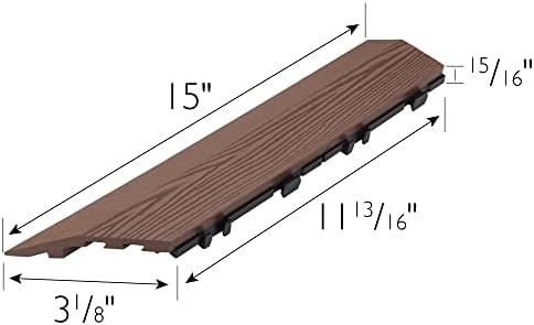 Design House Deck Tile Corner Trim, Russet Canyon - Image 5