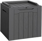Flamaker Deck Box 31 Gallon Waterproof Resin Small Storage Box by Flamaker