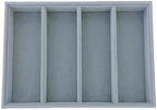 Sunglasses Eyewear Watch Tray Gray Velvet Stackable Organizer Premium Quality - Image 3