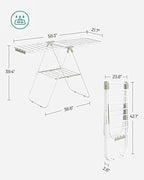 SONGMICS Clothes Drying Rack, Foldable Space-Saving Laundry Drying Rack - Image 6
