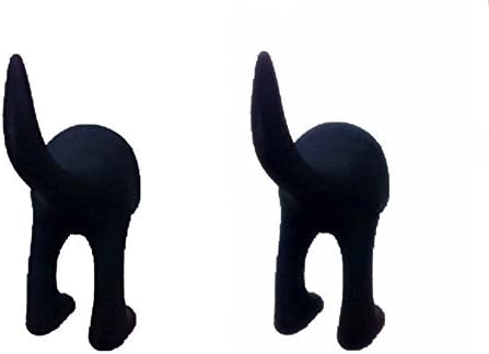 IKEA Bastis 2 Black Hooks for The Dog Cat Pet leashes Hanger by IKEA