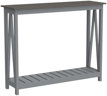 ChooChoo Farmhouse Console Table, Narrow Sofa Table - Image 5