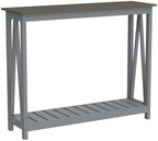 ChooChoo Farmhouse Console Table, Narrow Sofa Table - Image 5