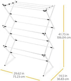 Whitmor Foldable Clothes Drying Rack: 3 Tier Laundry Drying Rack, Collapsible - Image 3