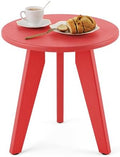 HDPS Outdoor Side Table, Small Round End Table by HOMENJOY