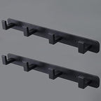 Coat Rack, Heavy Duty Stainless Steel 4 Tri Coat Hook Hanger, Wall Mounted Wall by Vanloory