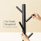 Pipishell Solid Wooden Coat Rack Freestanding - Image 5