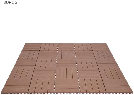 Interlocking Deck Tiles 30 Pack, 11.8" x 11.8" Floors Tiles - Image 5