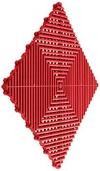 Swisstrax Ribtrax PRO Garage Floor Tiles, Racing Red - Image 2