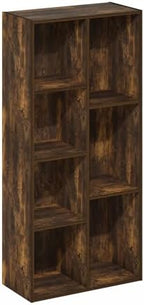 Furinno LUDER Book Shelf, 7-Cube Bookshelf, Bookcase - Image 6