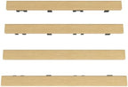 Quick Deck Composite Deck Tile Straight Trim, Australian Red Cedar - Image 2