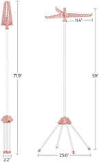 SONGMICS Clothes Drying Rack, 61.6-Inch Drying Rack, 3 Rotatable Arms - Image 7