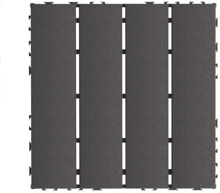 44-Pack Interlocking PP Deck Tiles, All-Weather Anti-Slip Patio Tiles - Image 7
