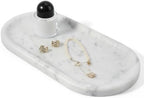 Koville Bianco Carrara Marble Tray, Catchall by Koville
