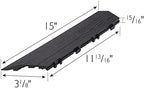 Design House Deck Tile Corner Trim, Modern Ebony - Image 5