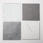 Art3d Marble Textured Interlocking Vinyl Floor Tiles, 4 Color Samples - Image 2