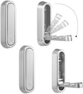 Foldable Wall Hook, 4 Pack, Screw Mounted, Heavy Duty Coat Hooks by Dntorx