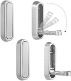 Foldable Wall Hook, 4 Pack, Screw Mounted, Heavy Duty Coat Hooks by Dntorx