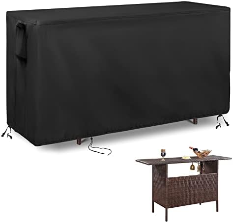 55 Inch Outdoor Bar Table Cover Rectangle by Guisong